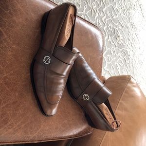 Gucci mens brown loafer shoe size 8